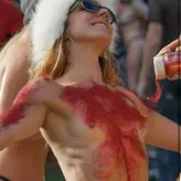 Abs Lady Philadelphia World Naked Bike Ride голая #0004