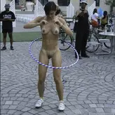 Abs Lady Philadelphia World Naked Bike Ride голая #0012