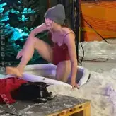 Affe auf Bike nude #0066