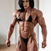 Ai Generated Female Bodybuilders nude #0003