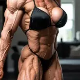 Ai Generated Female Bodybuilders nude #0007