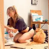 Aline Dessine nude #0309