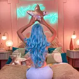 bambibluehairfree голая #0071