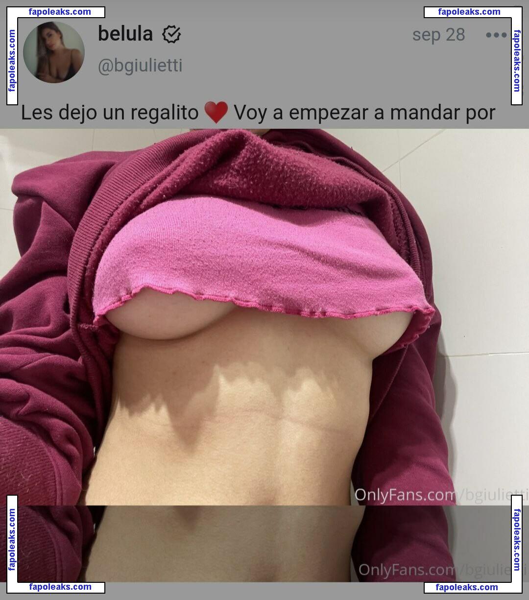 Belula / bgiulietti nude photo #0153 from OnlyFans