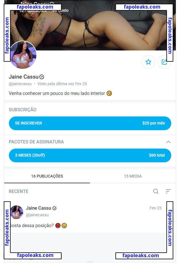 Jaine Cassu / jaine_cassu / jainecassu nude photo #0025 from OnlyFans