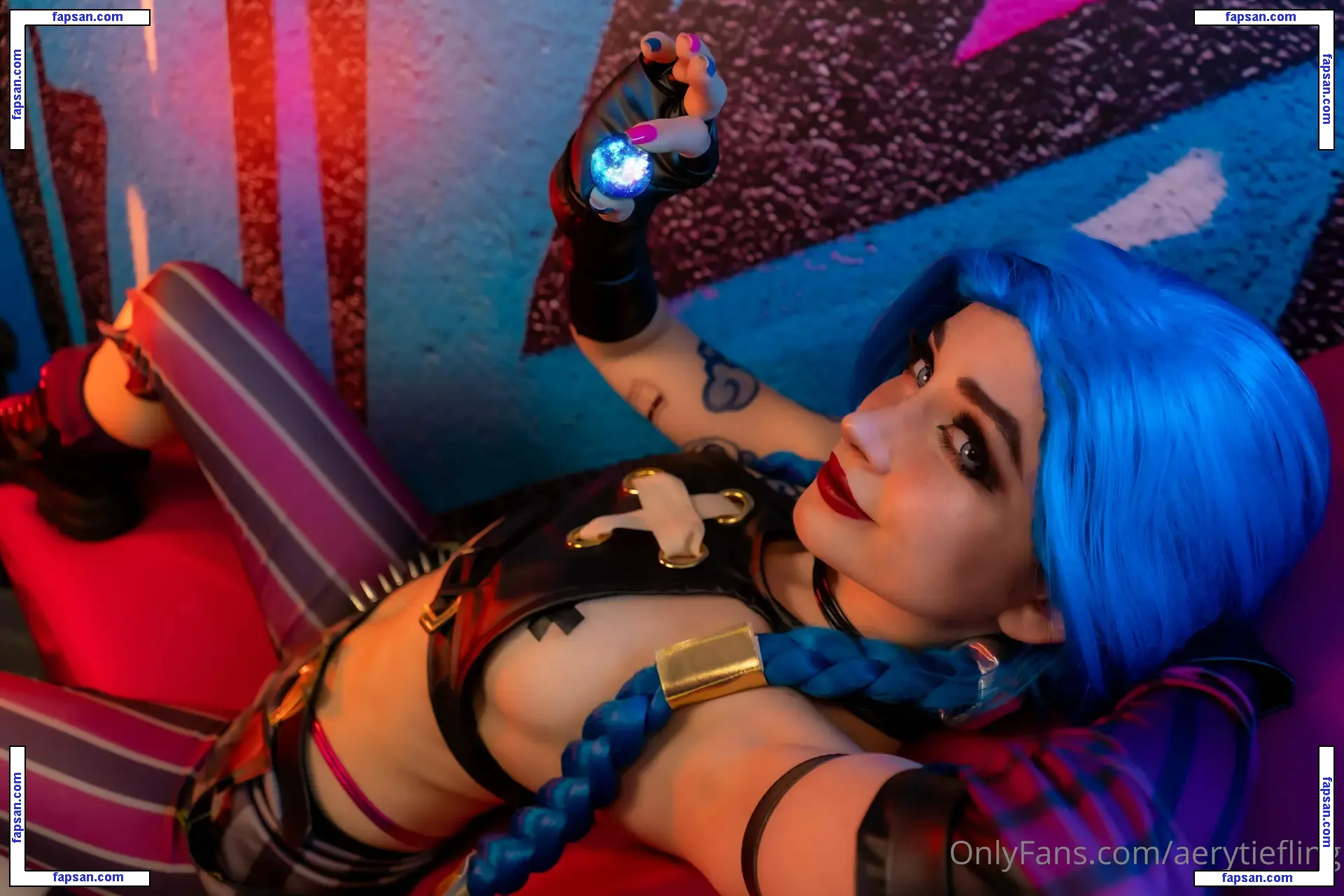 Jinx Cosplay Arcane голая фото #0010 с Онлифанс