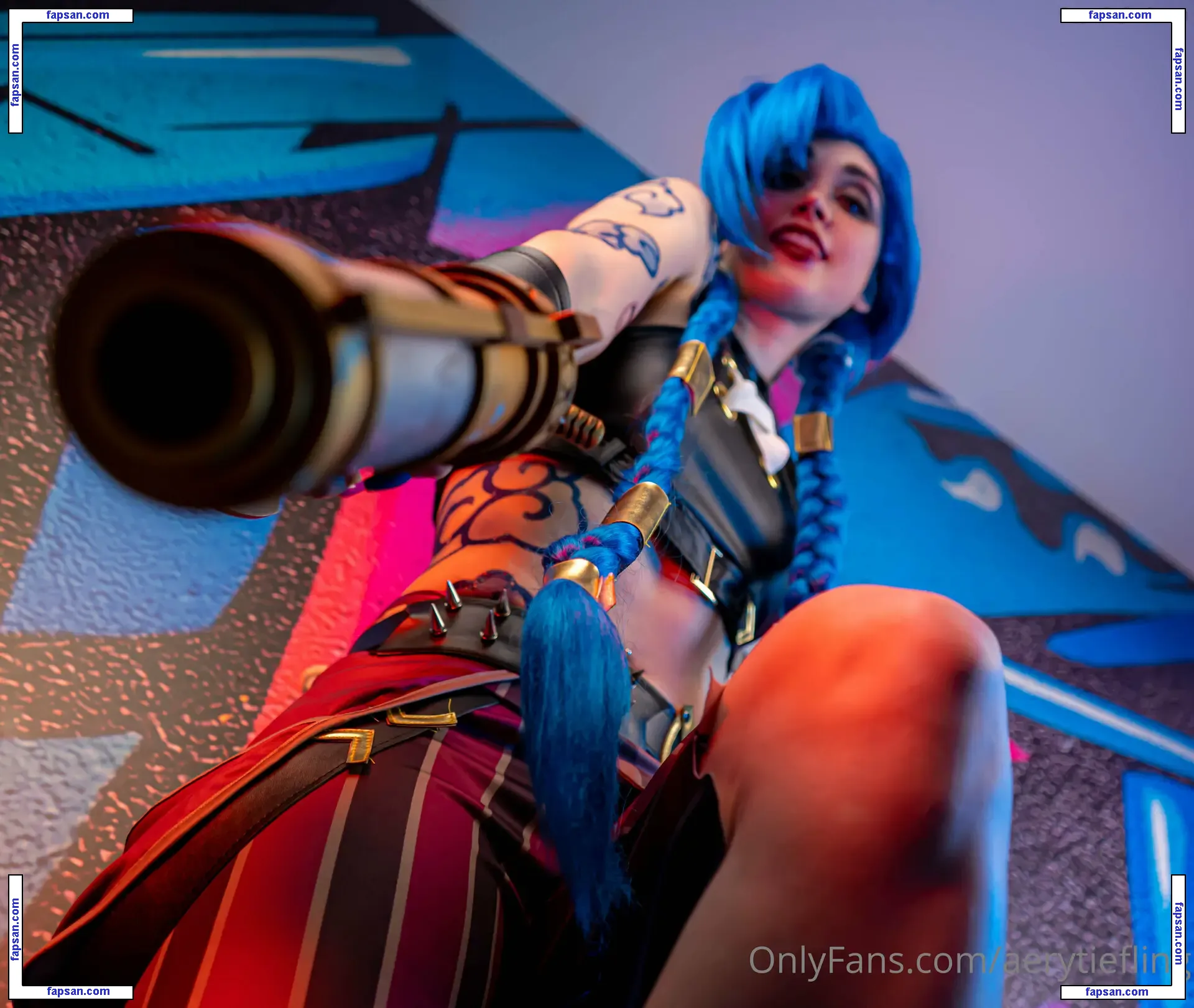 Jinx Cosplay Arcane голая фото #0018 с Онлифанс