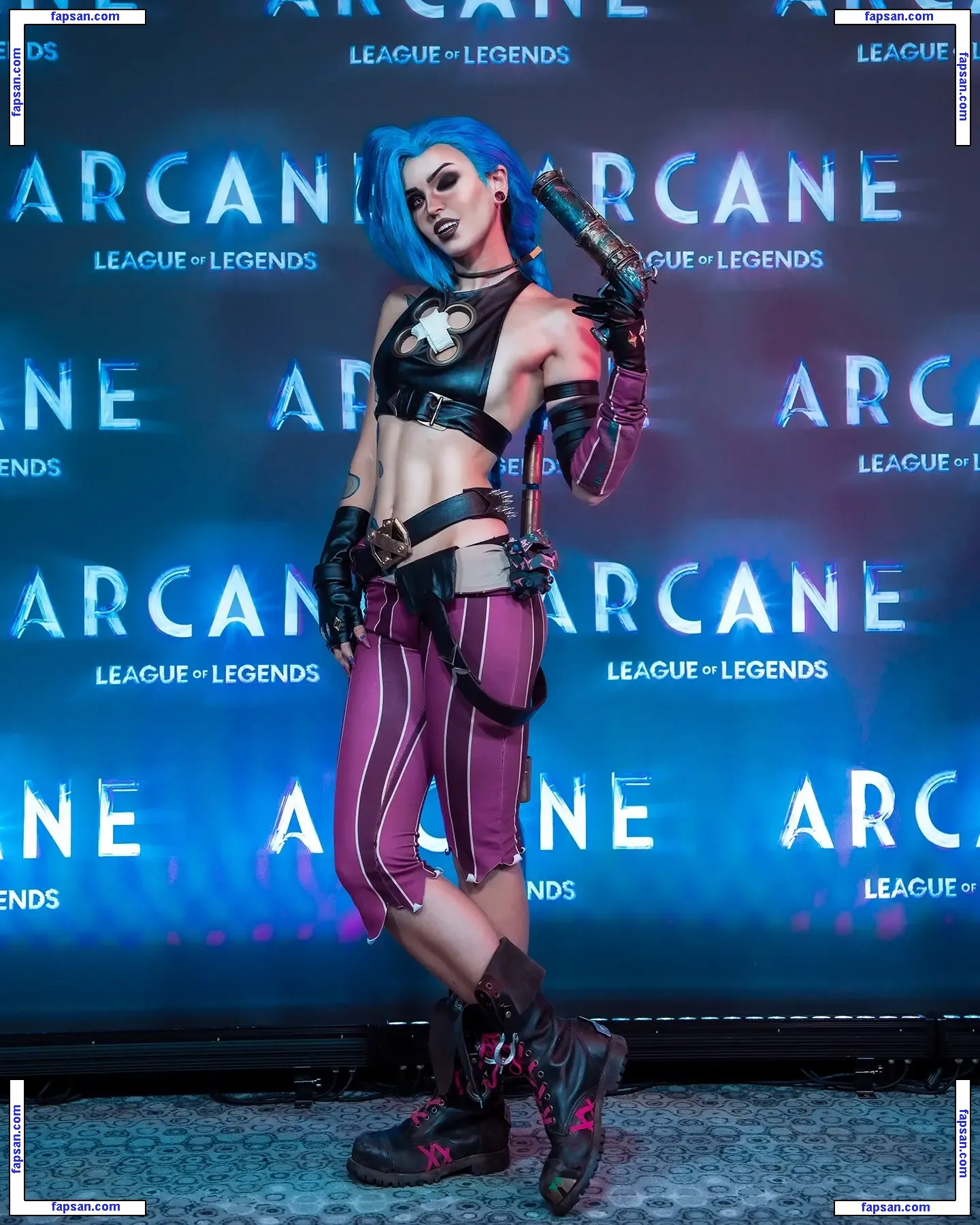 Jinx Cosplay Arcane голая фото #0030 с Онлифанс