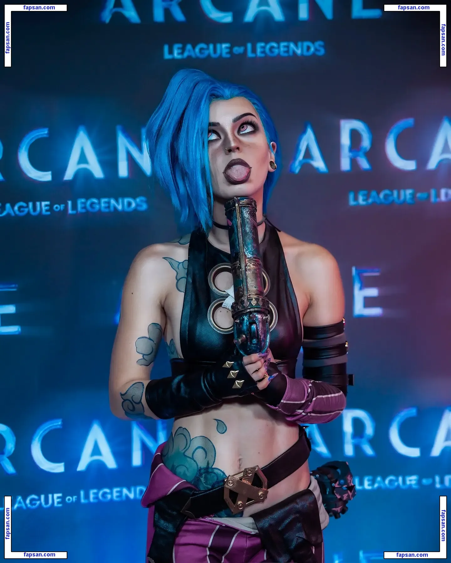 Jinx Cosplay Arcane голая фото #0031 с Онлифанс