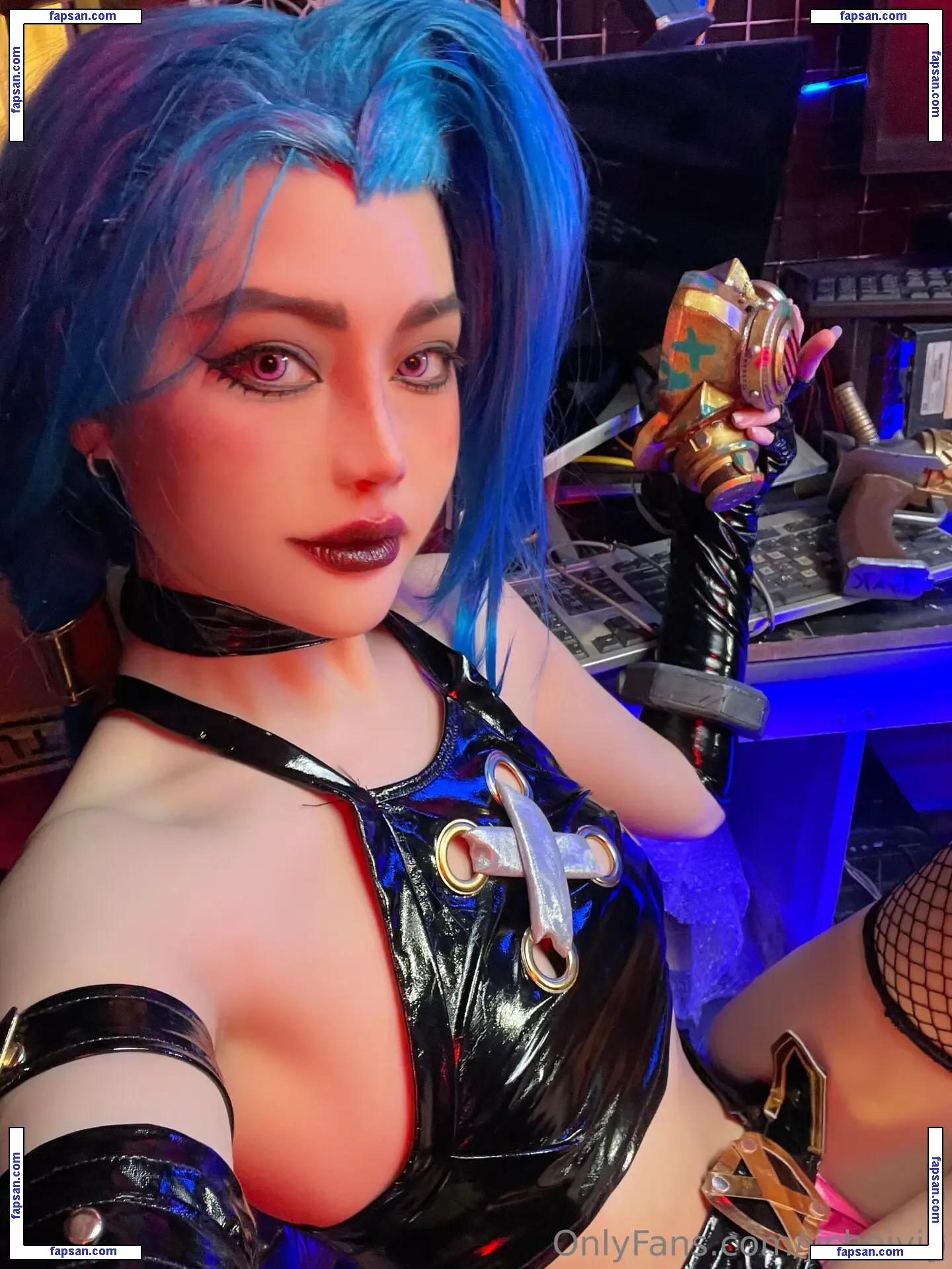 Jinx Cosplay Arcane голая фото #0055 с Онлифанс