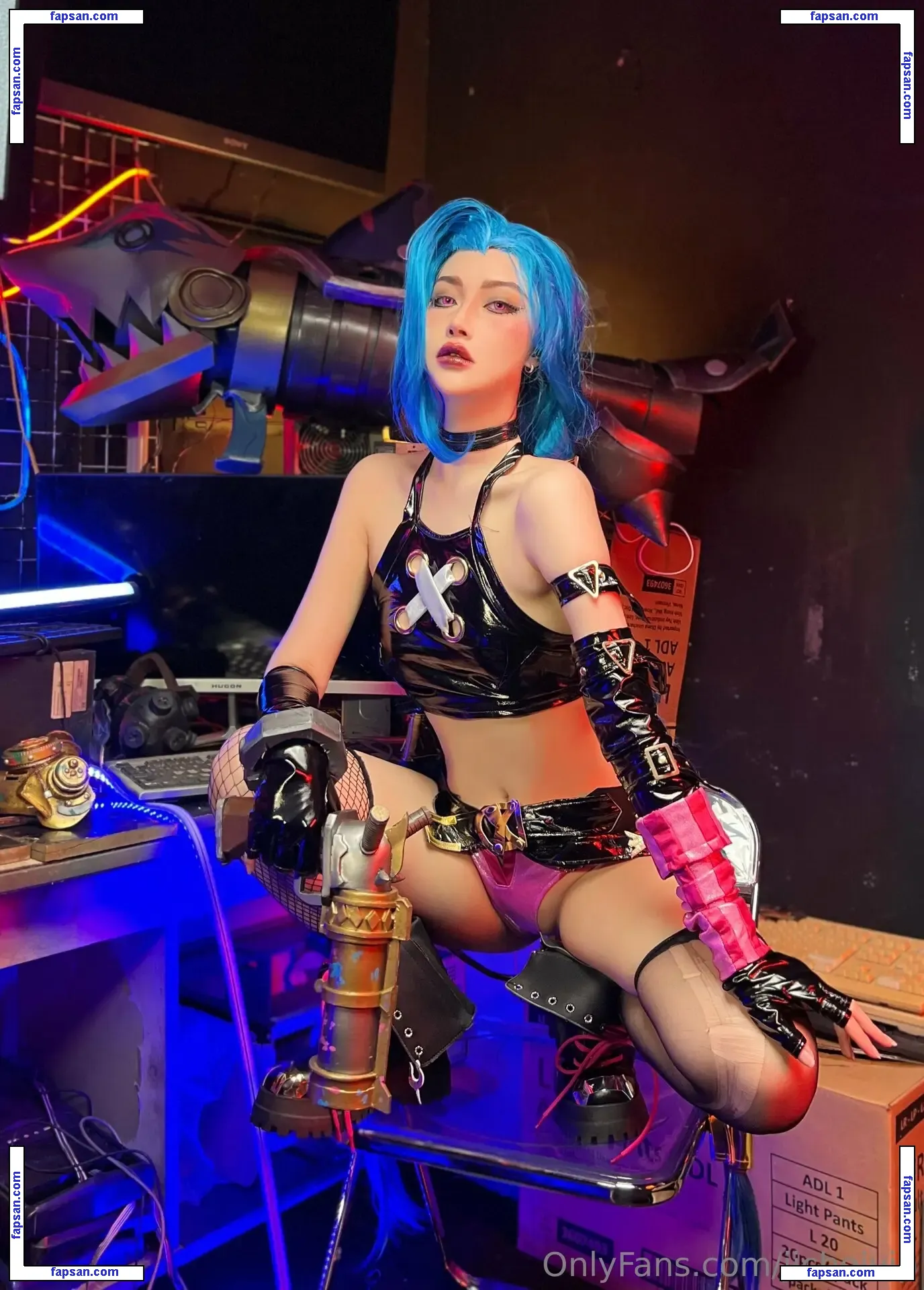 Jinx Cosplay Arcane голая фото #0059 с Онлифанс