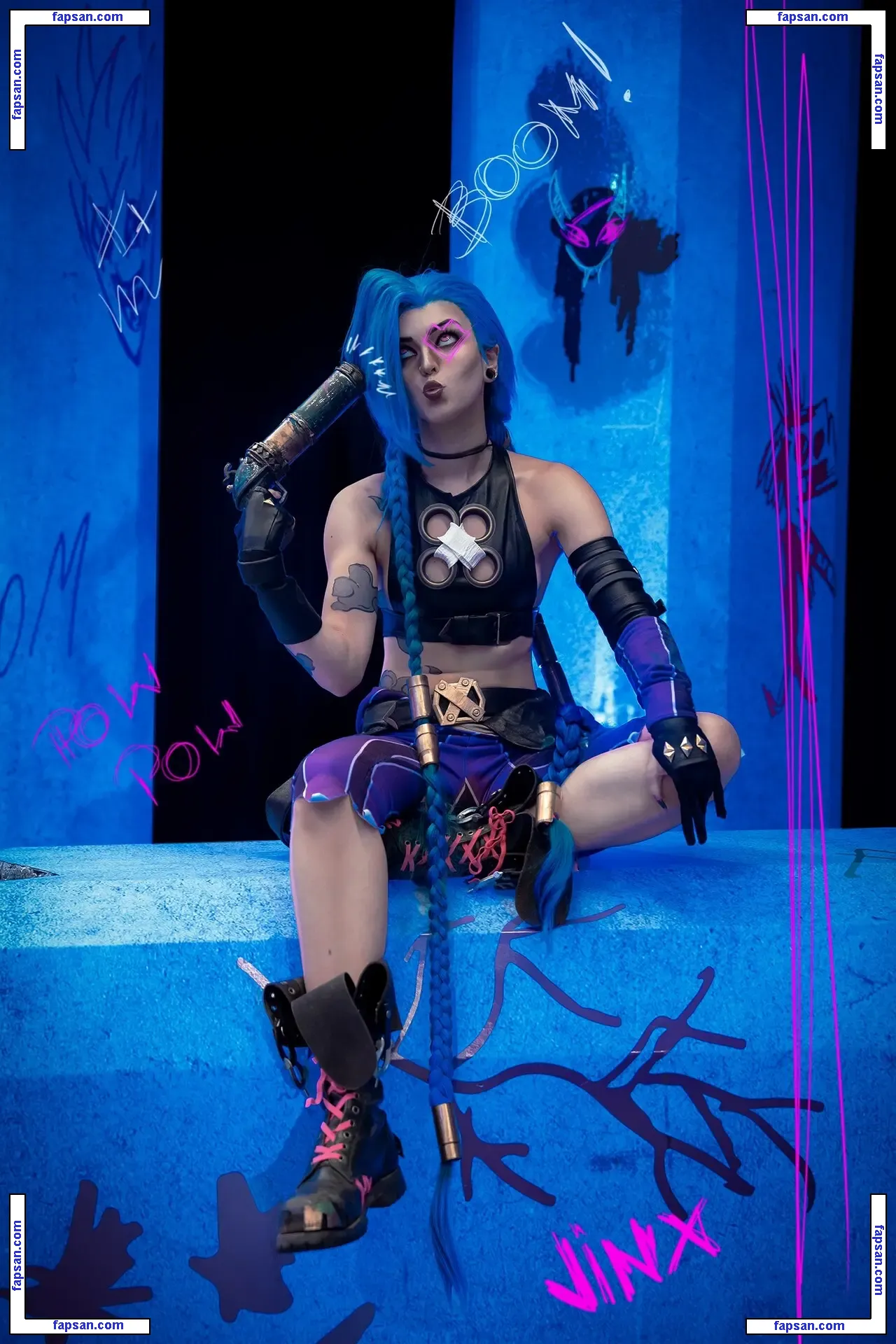 Jinx Cosplay Arcane голая фото #0076 с Онлифанс