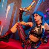 Jinx Cosplay Arcane голая #0001