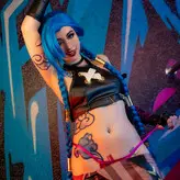 Jinx Cosplay Arcane голая #0012