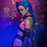 Jinx Cosplay Arcane голая #0039