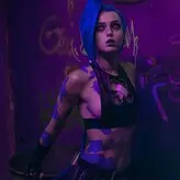 Jinx Cosplay Arcane голая #0040