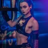 Jinx Cosplay Arcane голая #0045