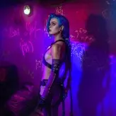 Jinx Cosplay Arcane голая #0046