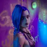 Jinx Cosplay Arcane голая #0047