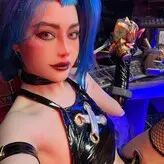 Jinx Cosplay Arcane голая #0055