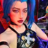 Jinx Cosplay Arcane голая #0072