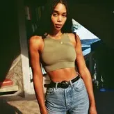 Laura Harrier голая #0438