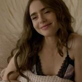 Lily Collins nude #0664