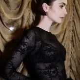 Lily Collins nude #1128