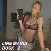 Line Maria Busk nude #0002