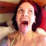 Long Tongue Fetish nude #0107