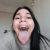 Long Tongue Fetish nude #0130