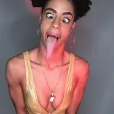 Long Tongue Fetish nude #0139