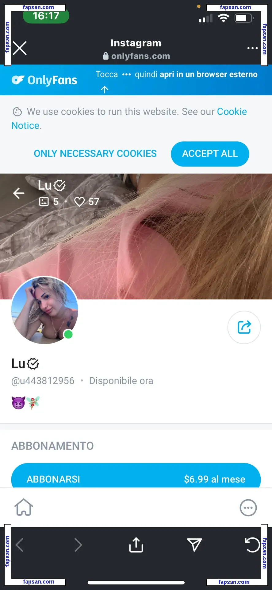 Luciettaetta голая фото #0001 с Онлифанс