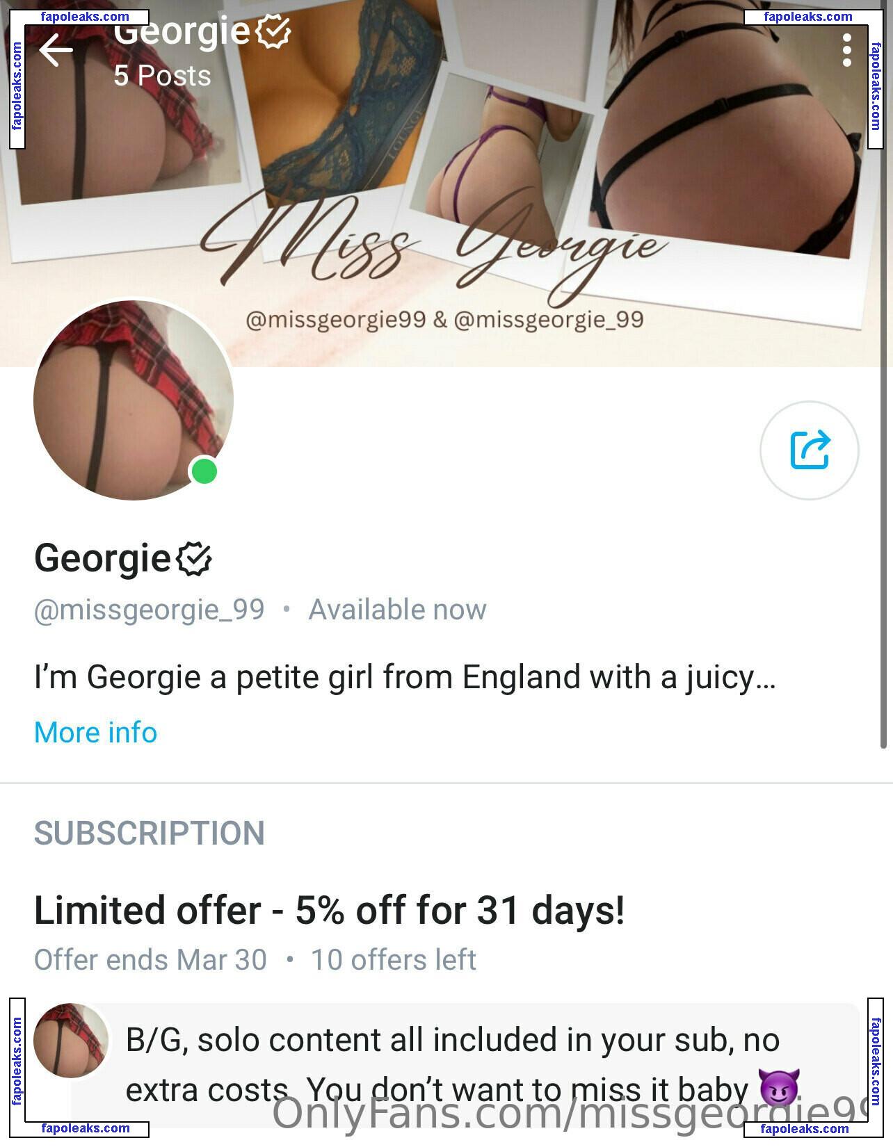missgeorgie99 / missgeorgie99_backup nude photo #0063 from OnlyFans