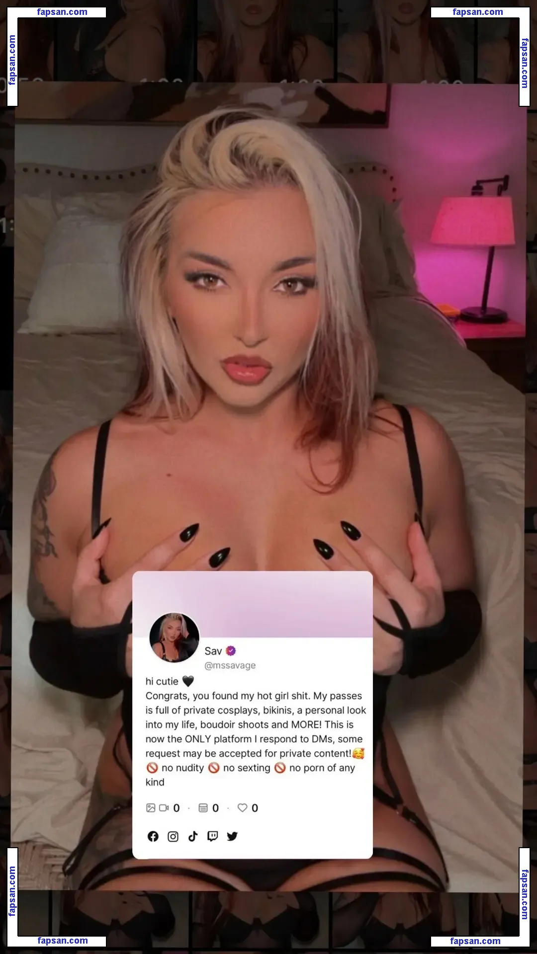 Ms Savage голая фото #0001 с Онлифанс