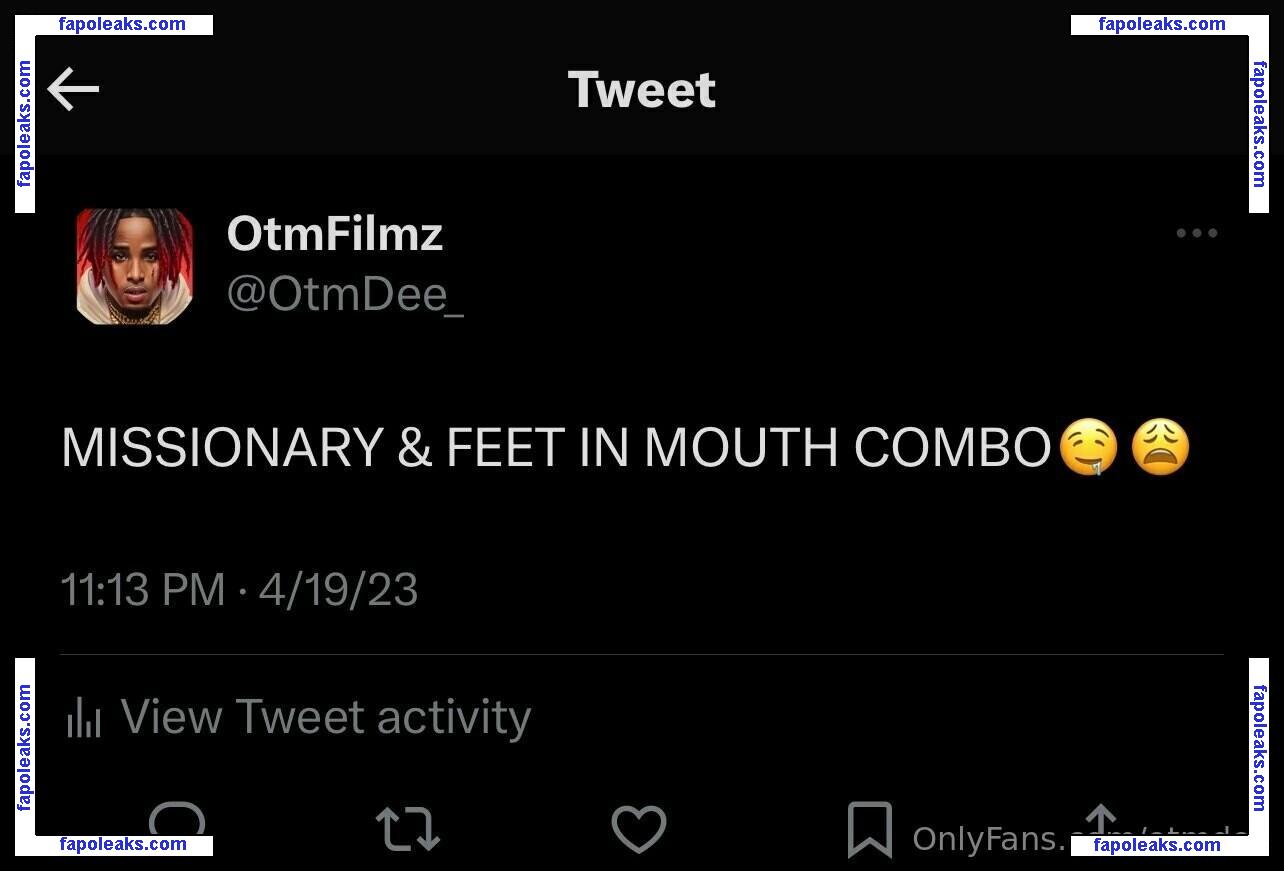 otmdee / Otmfilmz / otm.dee / otmdee_ nude photo #0015 from OnlyFans