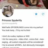 Princess Spyderlily nude #0012