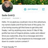 sadiegoldfree голая #0028