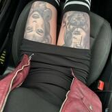 tattoos.legs.nylons.free nude #0001