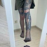 tattoos.legs.nylons.free nude #0004