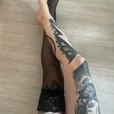 tattoos.legs.nylons.free голая #0024
