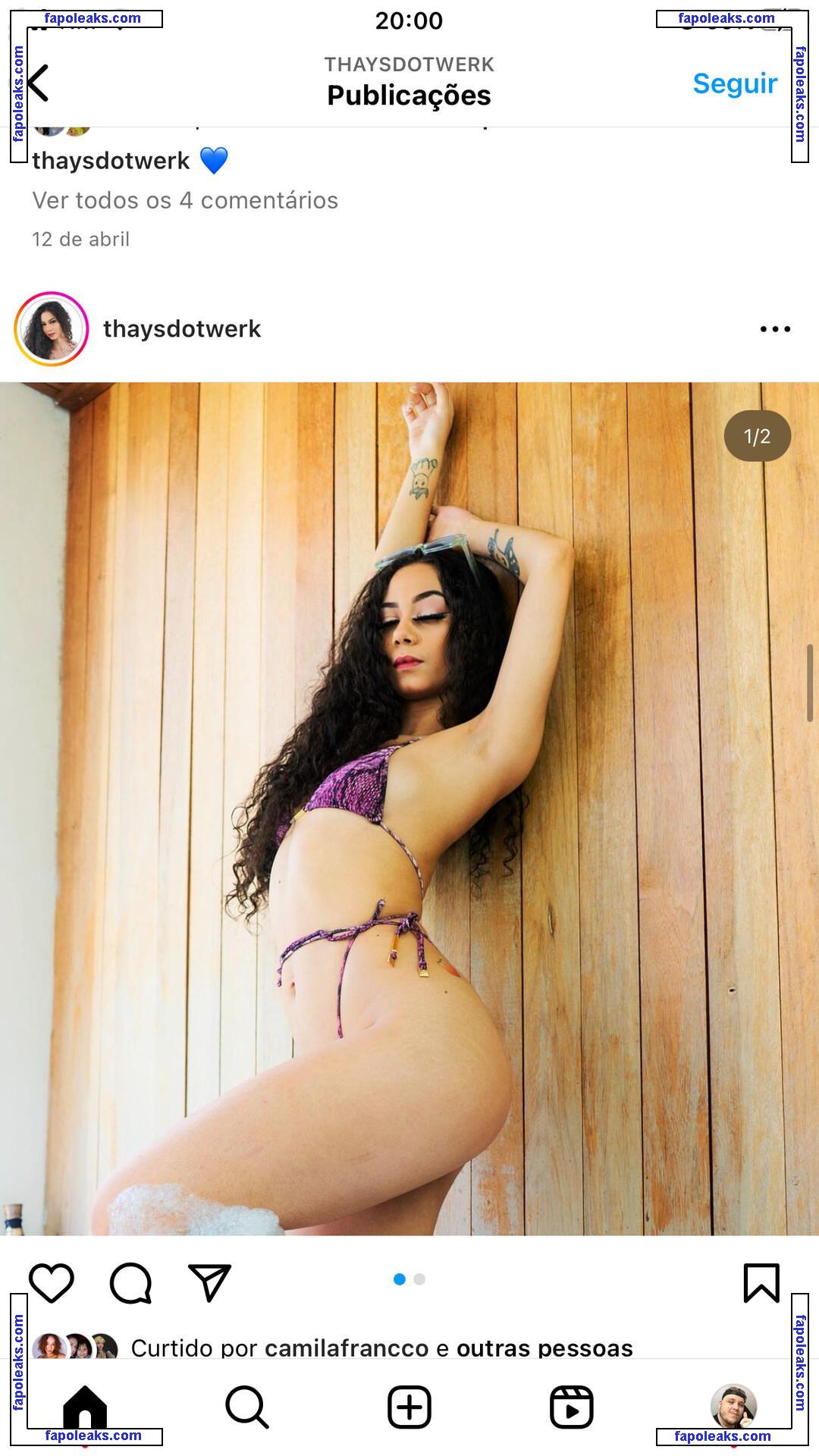 Thays Pesseguin / thaysdotwerk nude photo #0009 from OnlyFans