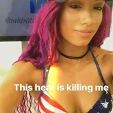 WWE Sasha Banks голая #0004